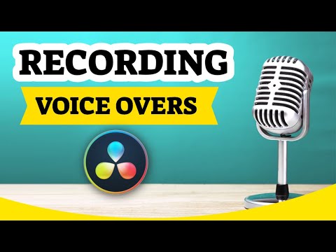 Davinci Resolve 17 Audio Tutorial: How to Record a Voice Over