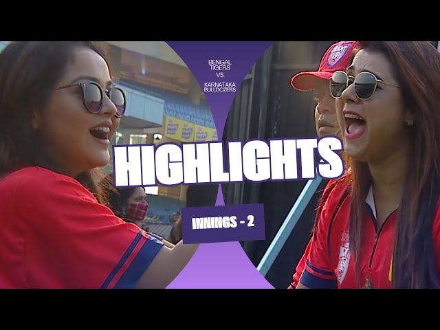 Karnataka Bulldozers answer to Bengal Tigers score in second innings | CCL Highlights