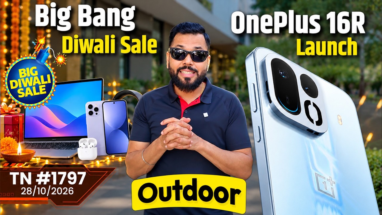 Big Bang Diwali Sale 💣, OnePlus 16R Coming, vivo X500 Pro, Reels In WhatsApp?, Apple Event-#TTN1797