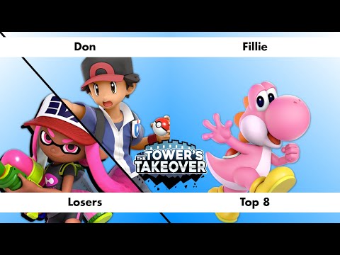 Losers Top 8: Fillie (Yoshi) vs Don (Pokemon Trainer/Inkling) - The Tower's Takeover #9