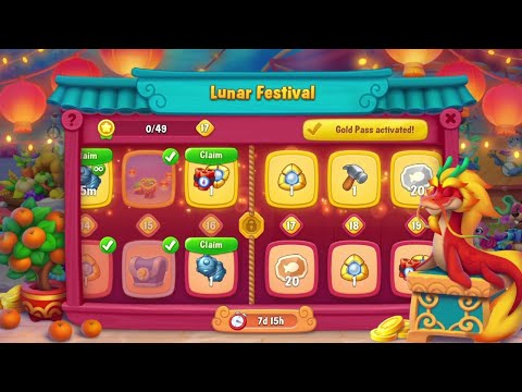 @Fishdom Win Strikes Level 10660 - 10665. Lunar Festival Event Level 16 🔓