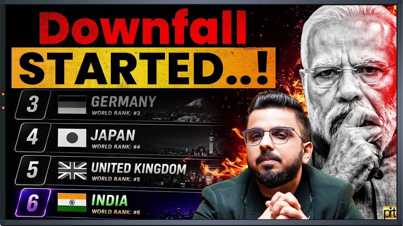 Is India's Economy in Trouble? The 4th to 6th Rank Drop Explained