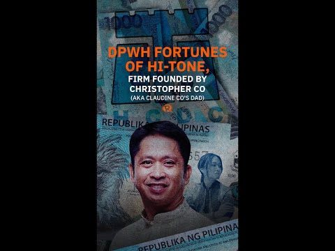 DPWH fortunes of Hi-Tone, firm founded by Christopher Co (aka Claudine Co's dad)