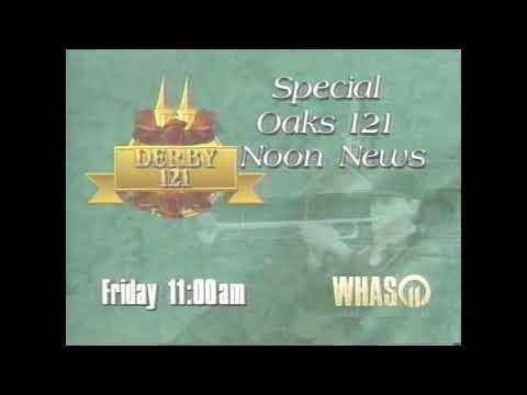 1995 Kentucky Oaks 121 Coverage on WHAS 11 Louisville KY Promo