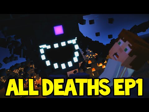BigB - Minecraft Story Mode - ALL DEATH SCENES! - Episode 1