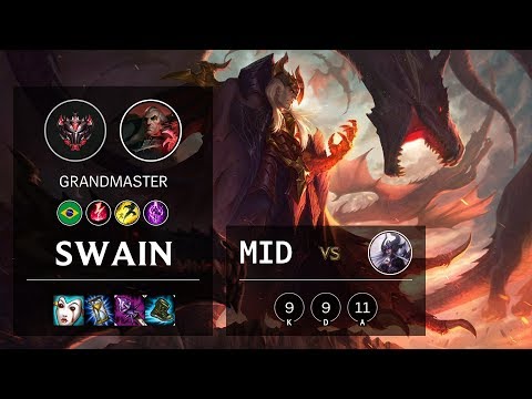 Swain Mid vs Syndra - BR Grandmaster Patch 10.4