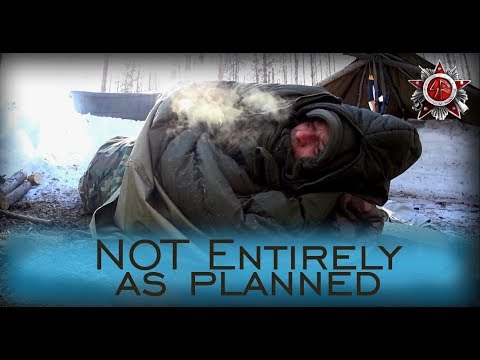 Cold Weather Survival (-30C 2018) [Open Air Overnight]