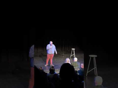 A great friend of mine Emilio on his debut comedy sketch in Bristol this evening 
