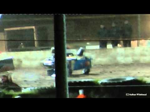 Paul Curran Crash - Nowra Speedway 12-5-12