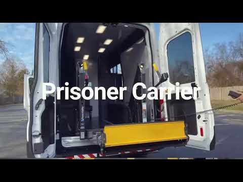 Specialty prisoner transport van