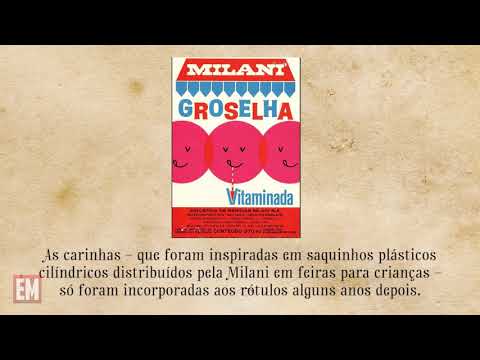 A história do rótulo da Groselha Milani