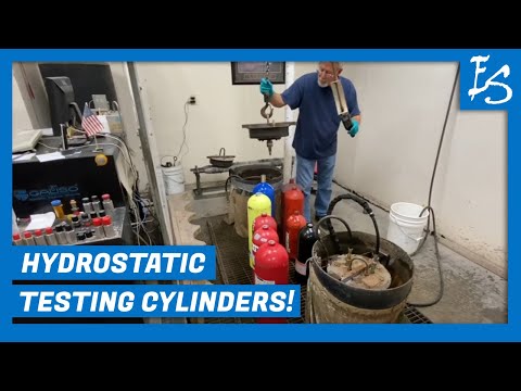 How SCUBA Cylinders are Hydrostatically Tested