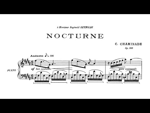 Cecile Chaminade - Nocturne in B major Op. 165 (audio + sheet music)