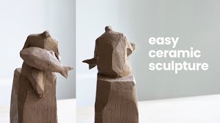 How to sculpt ceramic sculpture: step by step clay sculpture