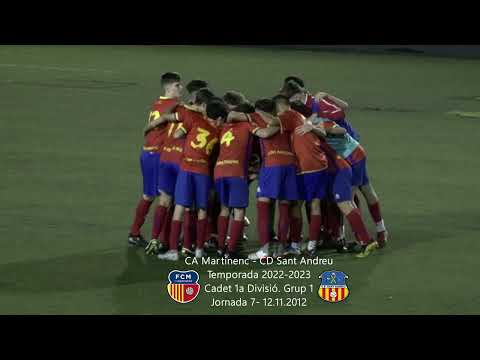2022-2023. Jornada 7. CA Martinenc - CD Sant Andreu
