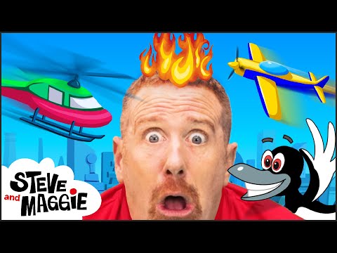 Play with Toys, Robot, Monsters + More with Steve and Maggie | Finger Family, Hide and Seek for Kids