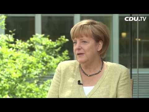Angela Merkel im Sommerinterview mit CDU.TV