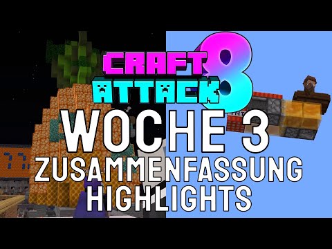 Craft Attack 8 KOMPLETTE WOCHE 3 ZUSAMMENFASSUNG - Jeder Teilnehmer| Von Fan für Fans | Urutox