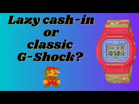 Is the Casio G-Shock x Super Mario Bros DW-5600SMB-4ER just a novelty watch? Unboxing and review.