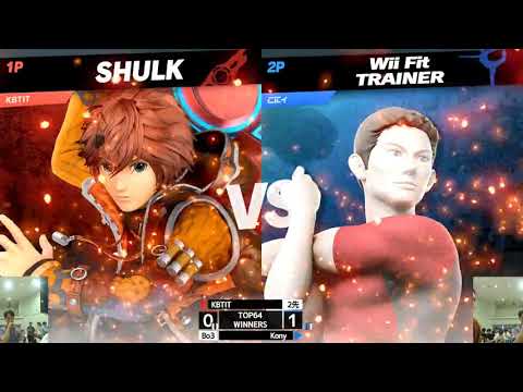 修羅ブラSP5 WR1 KBTIT(Shulk) vs Kony(WiiFitTrainer) /Shulla-bra Ultimate 5