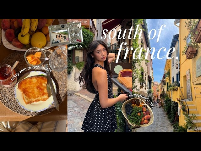 Travel vlog - my first time in france 🦪 a week in the french riviera, slow mornings, day trips & lots of food