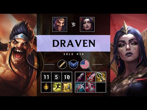 Draven Mid vs LeBlanc - NA Diamond Patch 25.14
