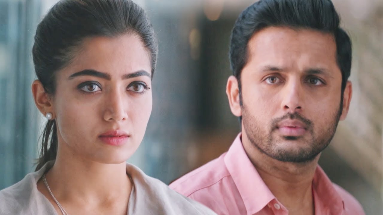 Rashmika ने Nithin को I LOVE YOU कहा | 😘💋❤️ | Bheeshma Hindi Dubbed Movie Superhit Scene