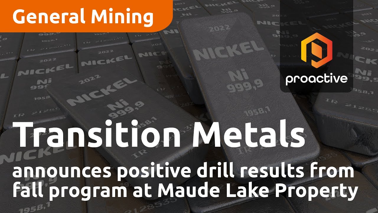 Transition Metals announces positive drill results from fall program at Maude Lake Property