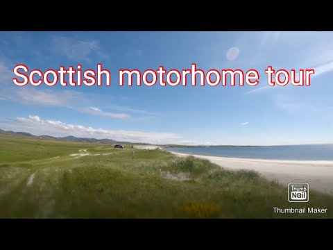 Scotland  motorhome tour (Part 10) NC500, Outer Hebrides, Homore beach, , South Uist, wild