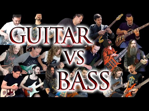 BASS vs GUITAR:  The ULTIMATE SOLO BATTLE
