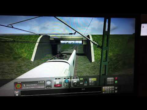 MongoTV_10462 - Del 17 - Køre TRAIN SIMULATOR 2.JULEDAG NAT Med ICE Tog i TYSKLAND