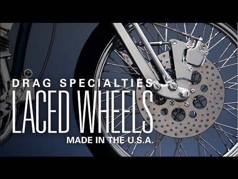 DS 21in Chrome Stainless Steel Front Drop Center Spoke Set 2
