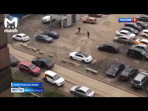 Задержание участников перестрелки в Москве, среди которых были оренбуржцы, попало на видео