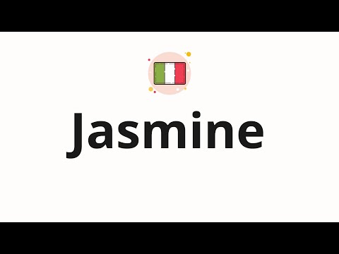 How to pronounce Jasmine