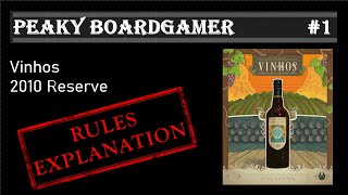 Vinhos 2010 Reserve - How to play Video - Επεξήγηση κανόνων του παιχνιδιού στα Ελληνικά
