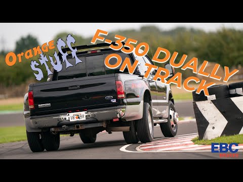 Ford F-350 Dually with Orangestuff Extra Duty Pads | EBC Brakes – Big Truck Track Testing