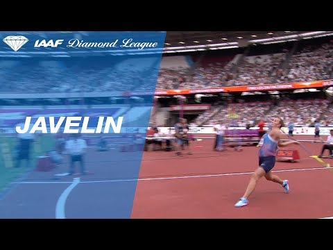 Barbora Spotakova 68.26 to win the Women's Javelin - IAAF Diamond League London 2017