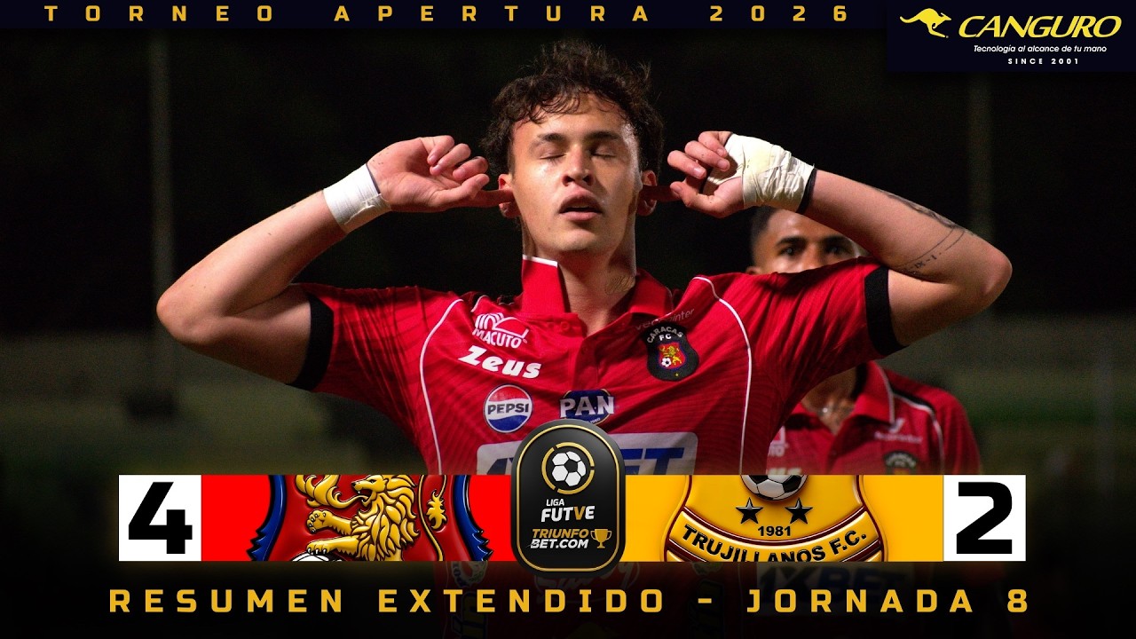 Caracas F.C. vs Trujillanos Highlights