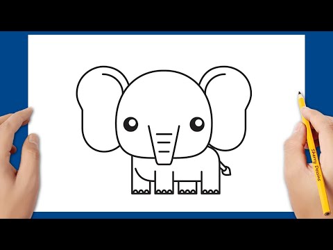 Comment dessiner un éléphant mignon
