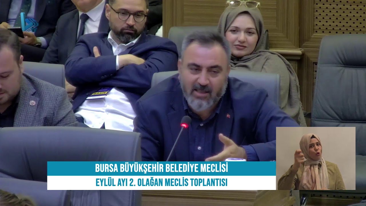 🎥 CANLI | Bursa Büyükşehir Belediyesi Eylül Ayı 2. Olağan Meclis Toplantısı
