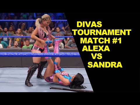 WWE 2K22 Divas Tournament #1 - Alexa vs Sandra - Extreme Rules
