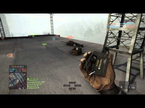 BF4 C-4 FUN. Watch this guy flip. Slo Mo