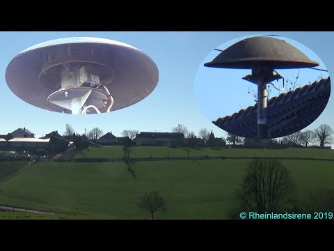 Feuerwehrsirene E57 schallt durch das Bergische Land - Sirenenprobe Neunkirchen-Seelscheid