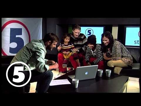 Skönaste familjen gästar Studio 5