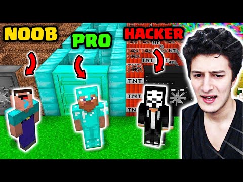 NOOB VS PRO VS HACKER MİNECRAFT