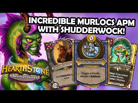 Shudderwock HERO POWER Is OP!! | Hearthstone Battlegrounds