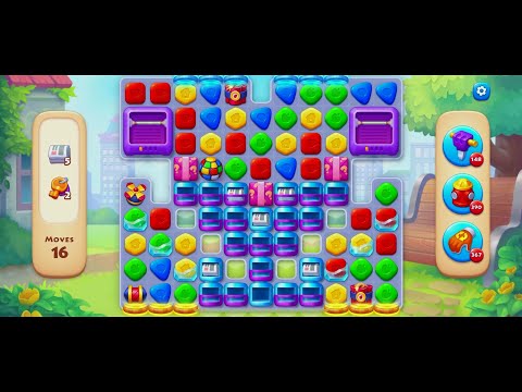 TOWNSHIP   Colorful Puzzle  Match -3  game level # 5708
