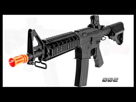 Hitguns.com - Introducing BBTac BM-002 M4 CQB Airsoft Electric Gun AEG with 400 fps