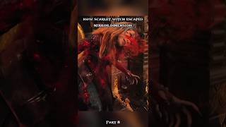 Scarlet Witch escaping Doctor Strange’s Mirror Dimension 4K HD #doctorstrange #wanda #marvel #shorts