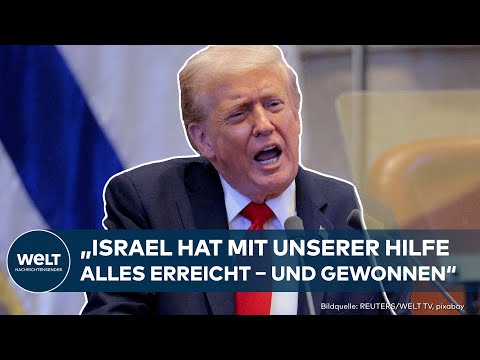GANZE REDE: Trump feiert sich als Friedensheld: „Israel hat gewonnen – der Krieg ist vorbei“